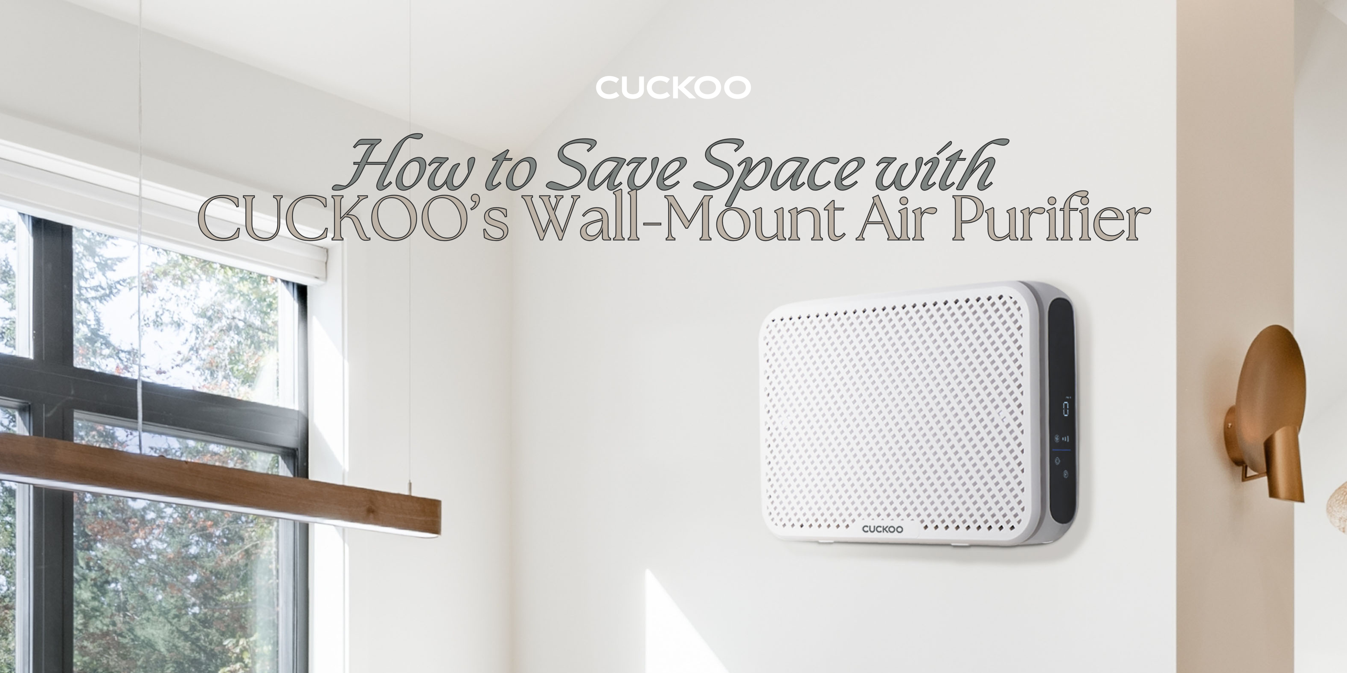 How to Save Space with Cuckoo's Wall-Mount Air Purifier