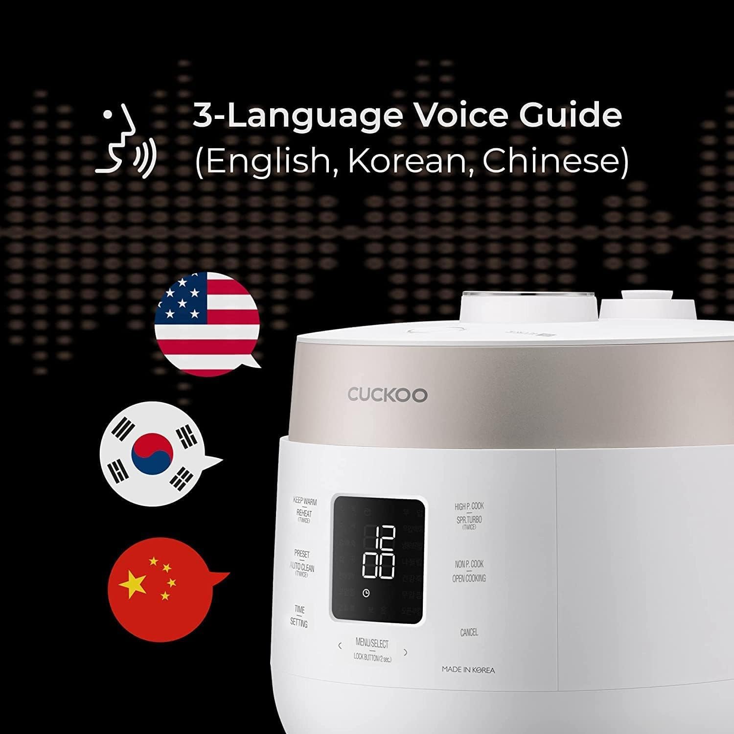 리퍼비시 10컵 HP 이중압력밥솥 (CRP-ST1009F)