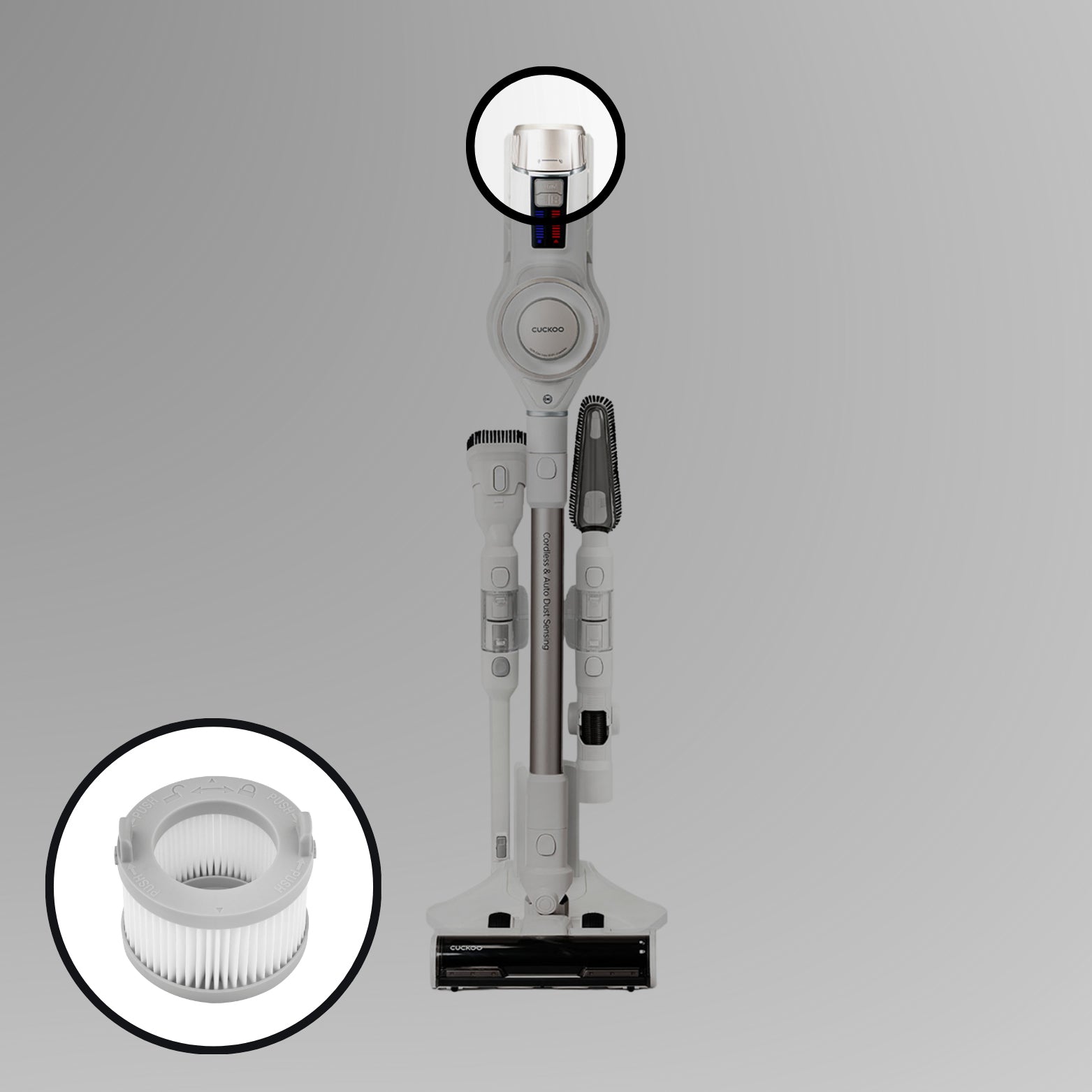 Vacuum HEPA-Filter for CVC-A1410W (CVCF-AEH10)