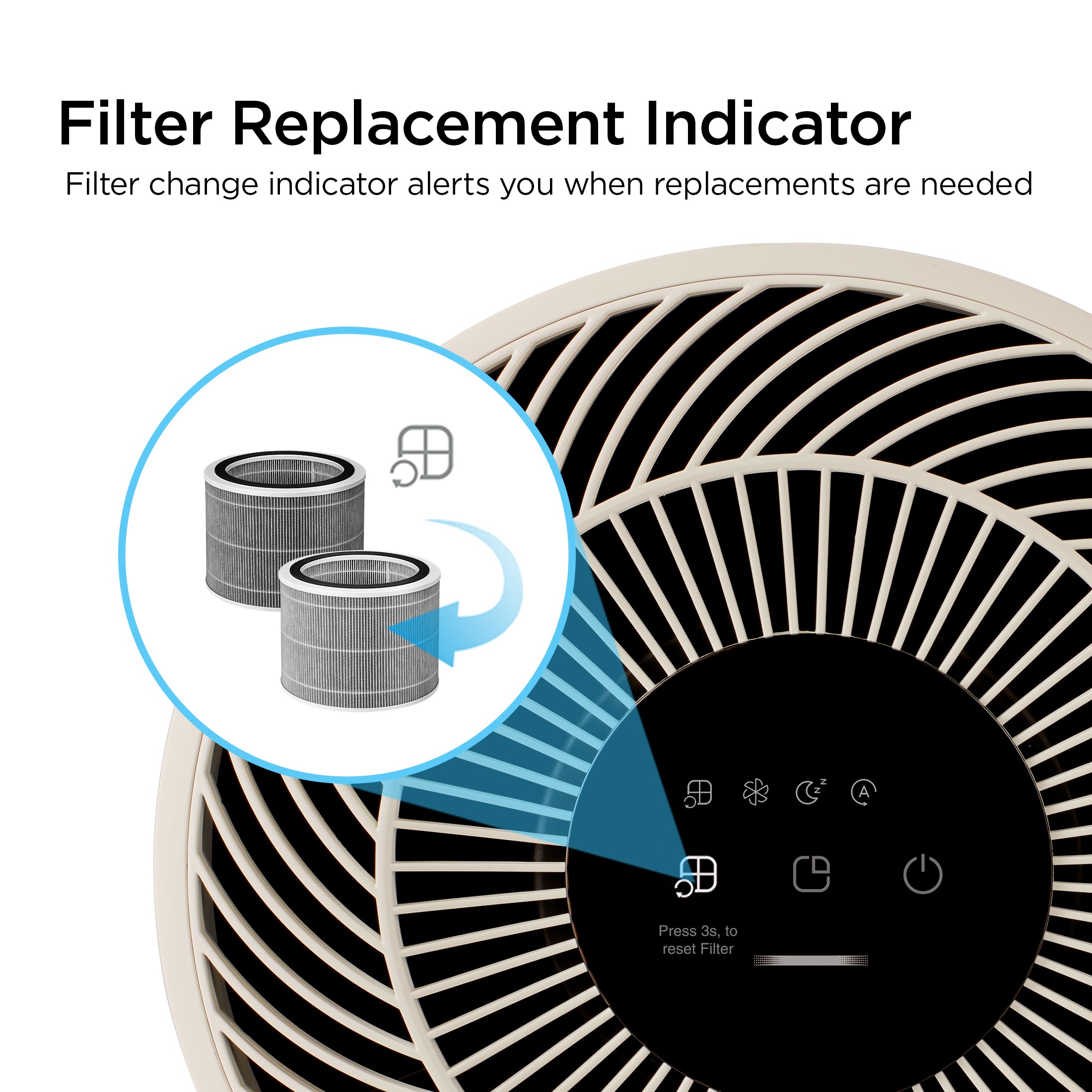 H13 True HEPA Air Purifier (CAC-AB0610FI)