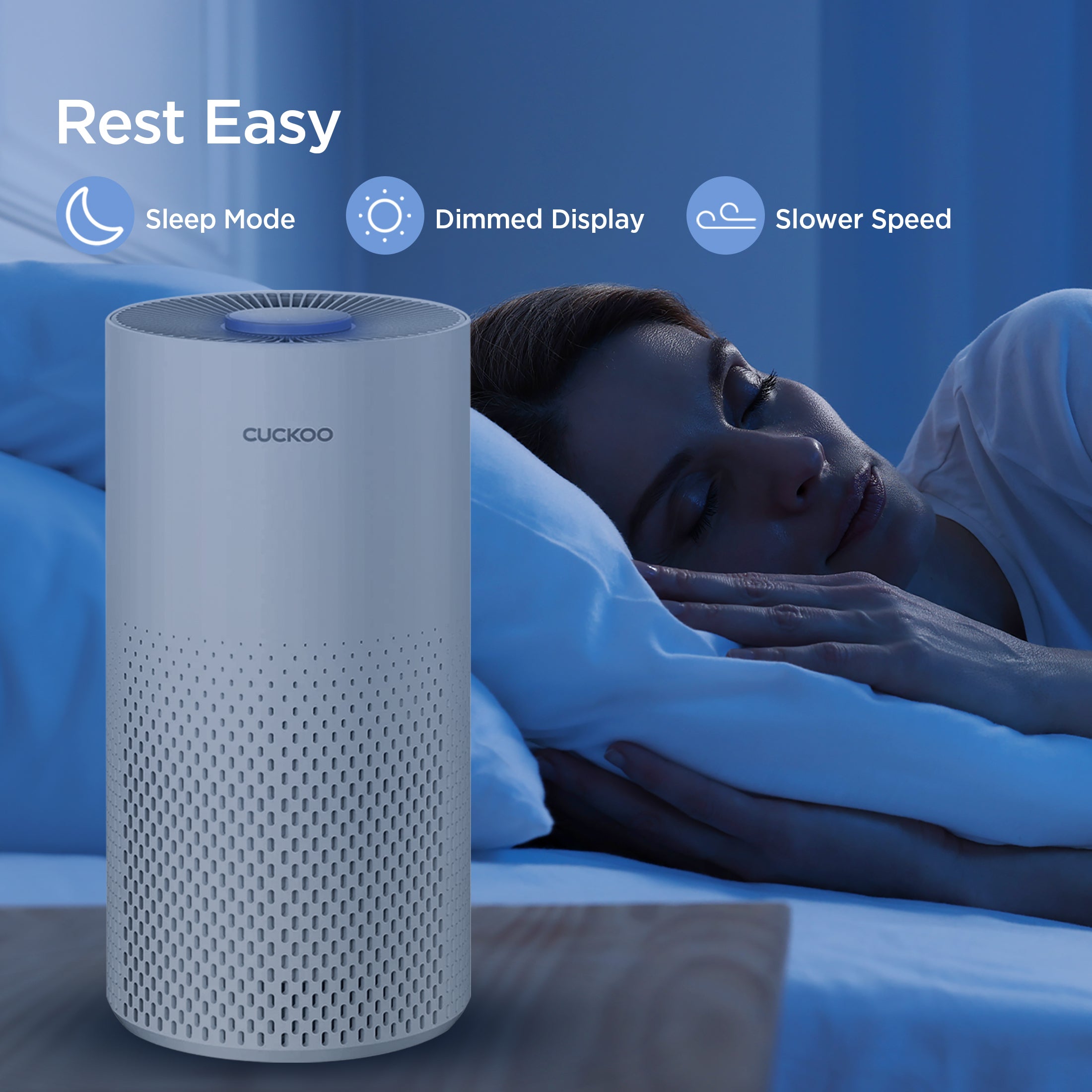 3-in-1 Filtration H13 True HEPA Air Purifier (CAC-I0510FW)