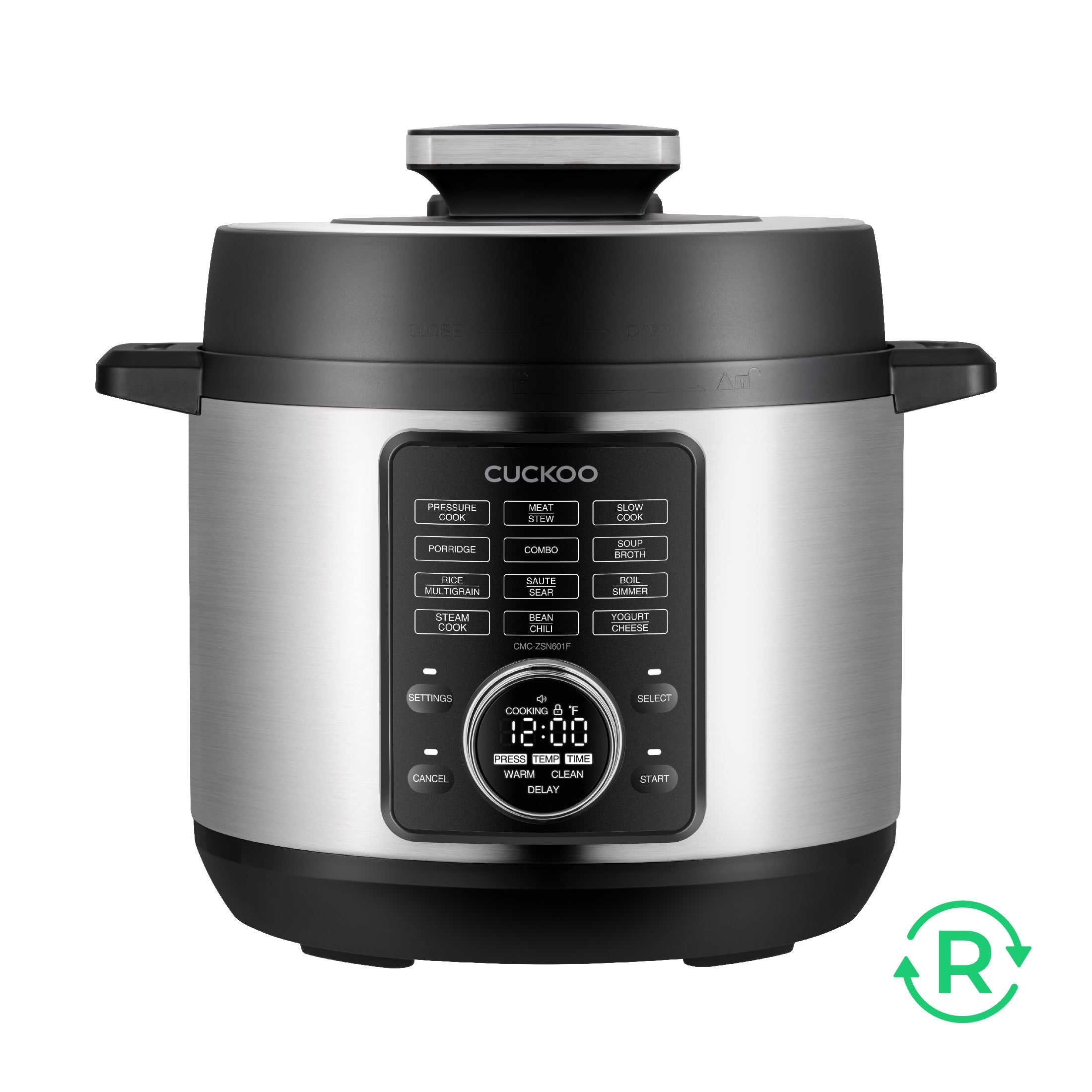 Refurbished C grade 6-Quart 8-in-1 Pressure Cooker (CMC-ZSN601F)