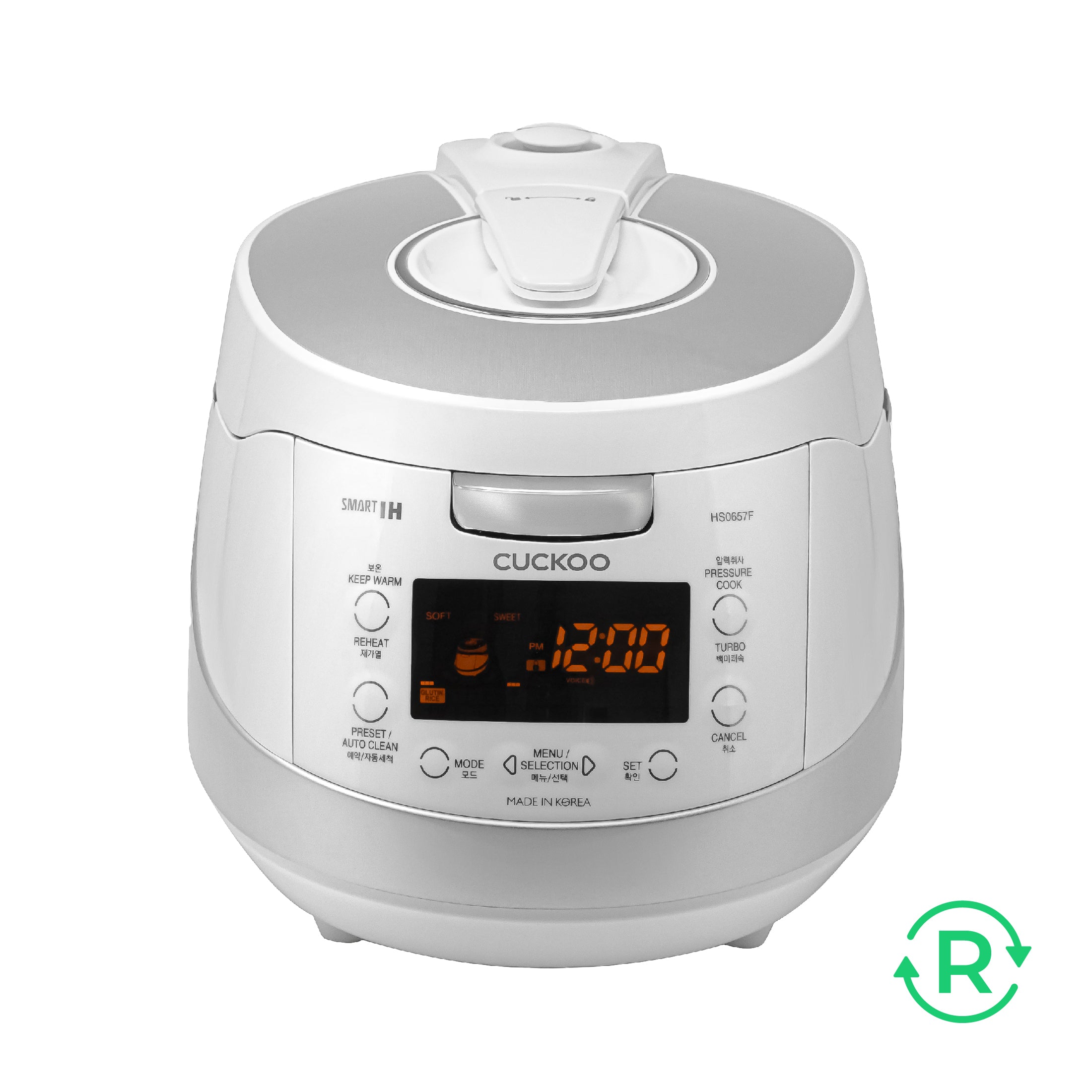 리퍼비시 B grade - 6컵 IH 전기압력밥솥 (CRP-HS0657F)