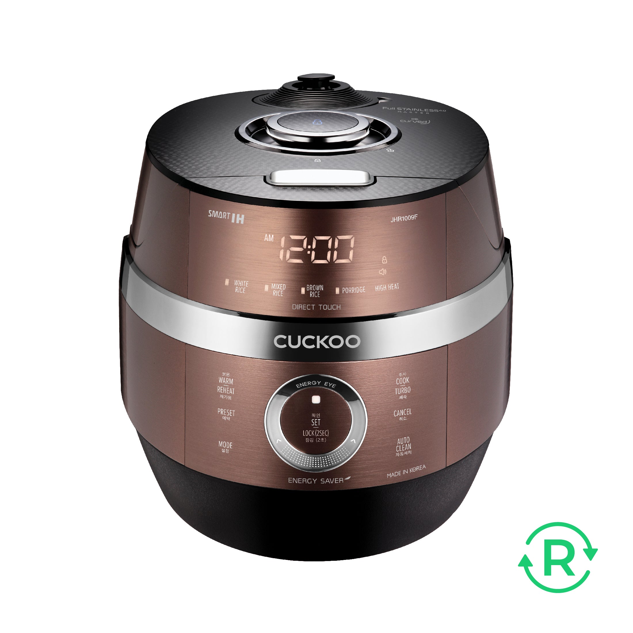 ๋ฆฌํผ๋น์ B grade - 10์ปต IH ์ ๊ธฐ์๋ ฅ๋ฐฅ์ฅ (CRP-JHR1009F)