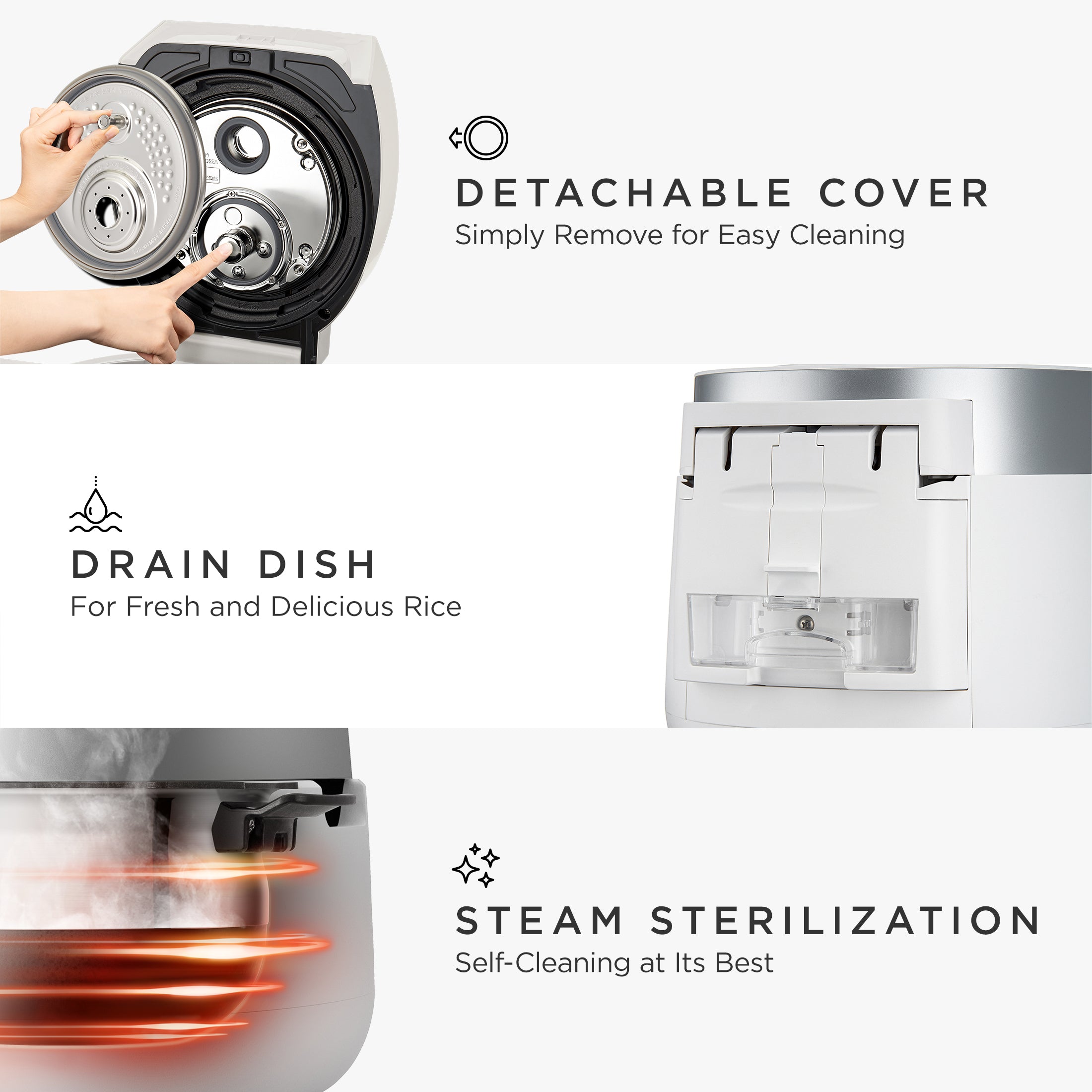 ★Limited Quantity, Hurry!! 6-Cup IH Twin Pressure Rice Cooker (CRP-LHTR0609F)