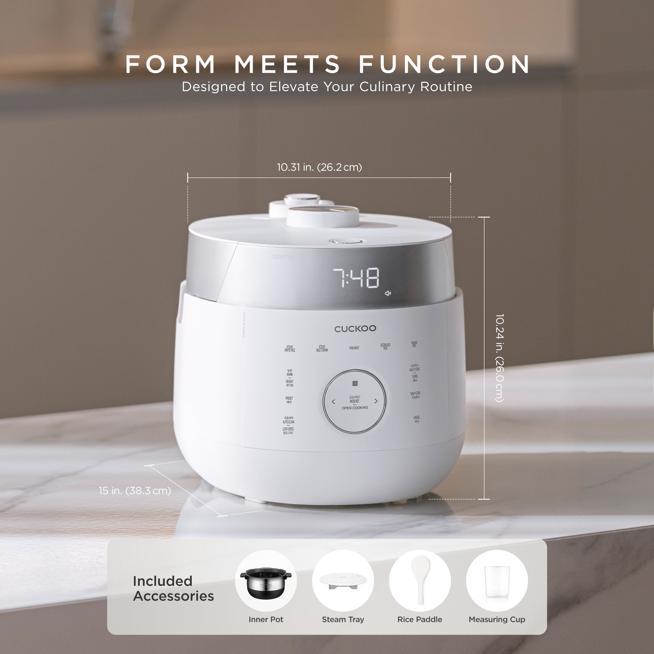 6-Cup IH Twin Pressure Rice Cooker (CRP-LHTR0609F)