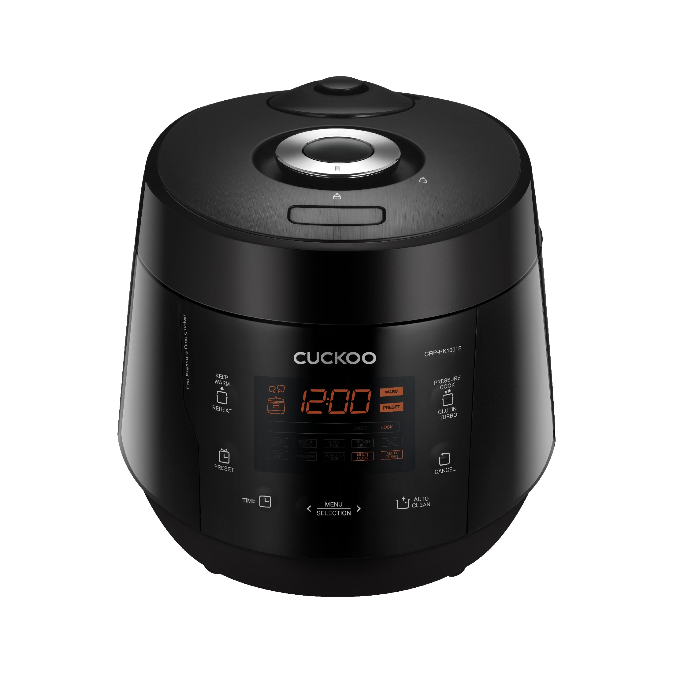 10-Cup HP Pressure Rice Cooker (CRP-PK1001S), Non-Voice Guide