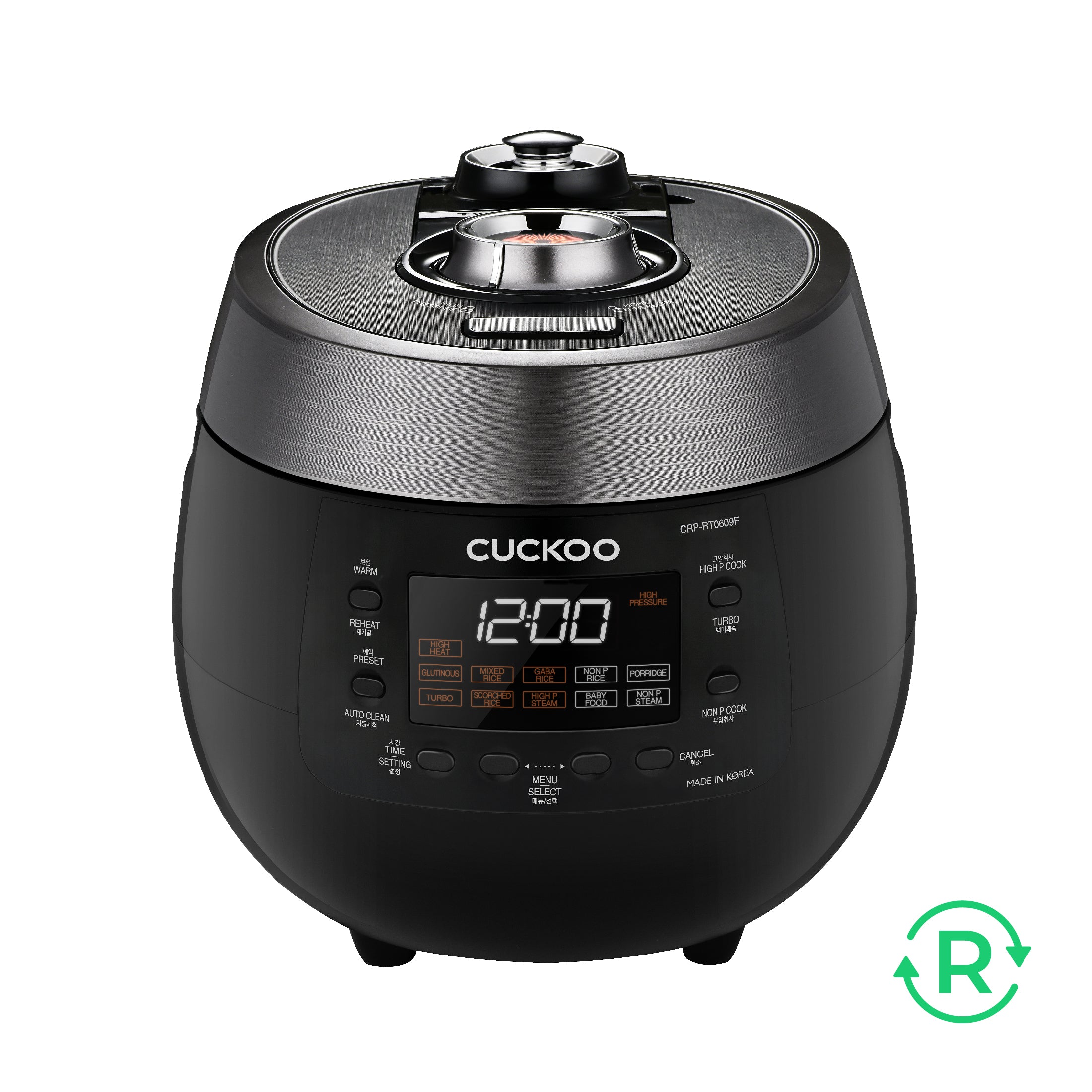 Refurbished B grade 6-Cup HP Twin Pressure Rice Cooker (CRP-RT0609F)