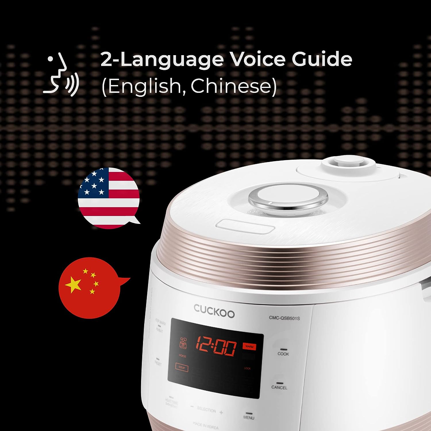 ๋ฆฌํผ๋น์ 5์ฟผํธ ํ๋ฆฌ๋ฏธ์ ๋ฉํฐ์๋ ฅ๋ฐฅ์ฅ (CMC-QSB501S)