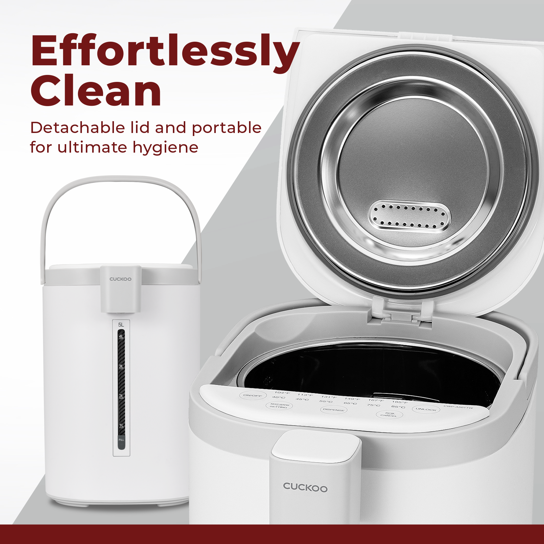 리퍼비시 B grade-전기보온포트 (CWP-A501TW)