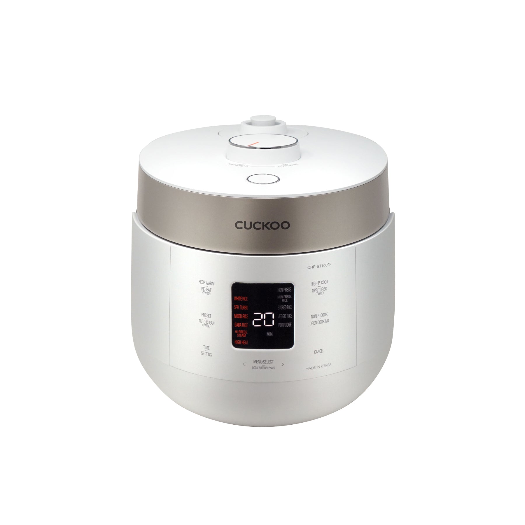  CRP-P1009SW 120V 10 Cup Electric Pressure Rice Cooker,  White
