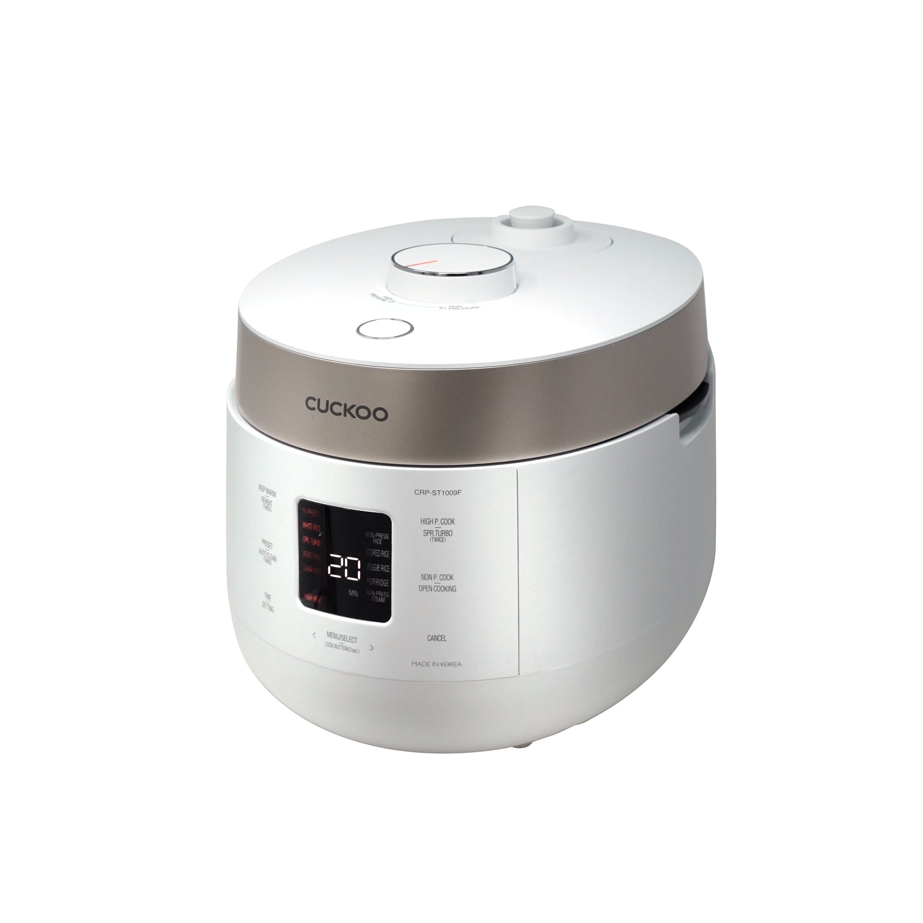 10-Cup HP Twin Pressure Rice Cooker (CRP-ST1009F) - CUCKOO America