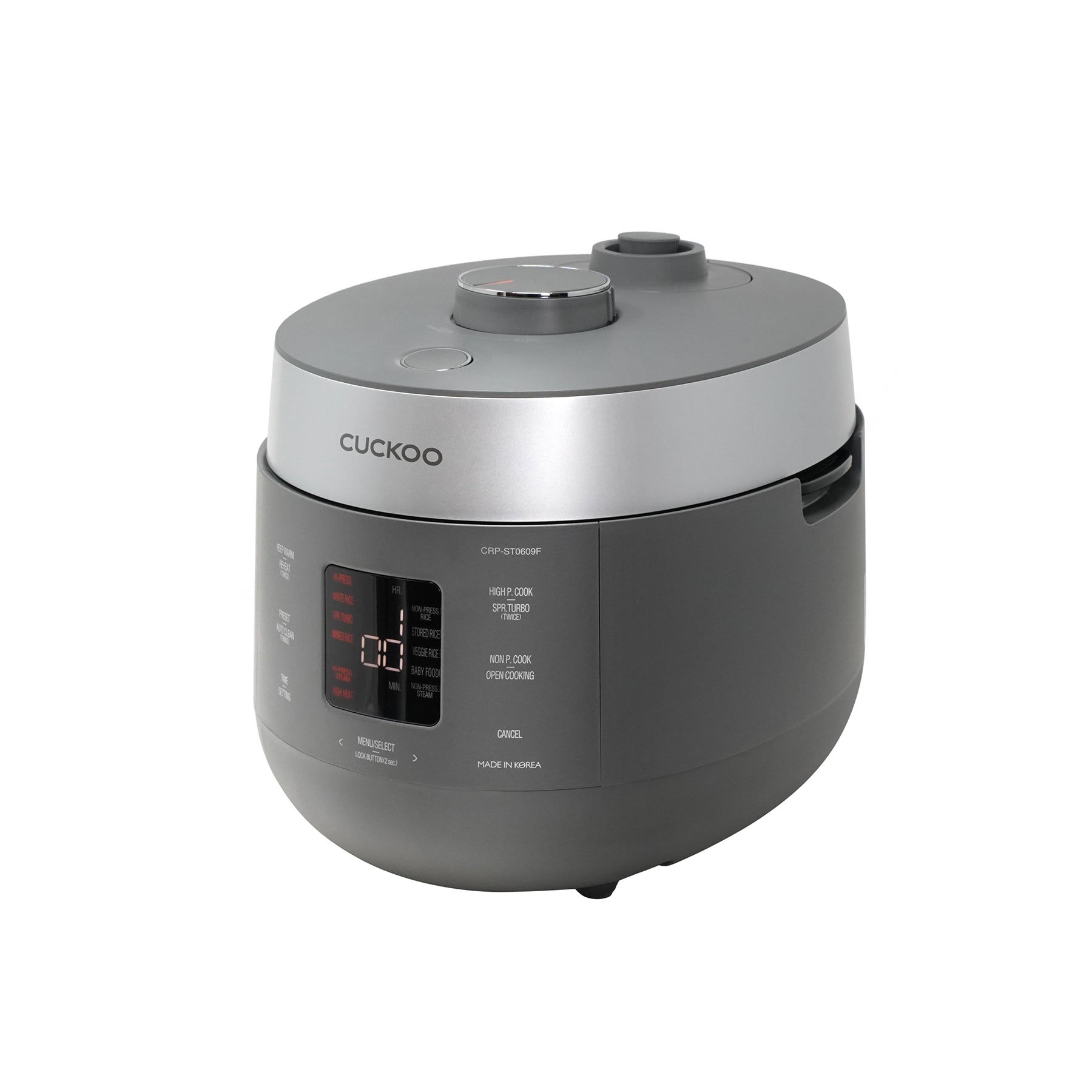 6-Cup HP Twin Pressure Rice Cooker (CRP-ST0609F) - CUCKOO America