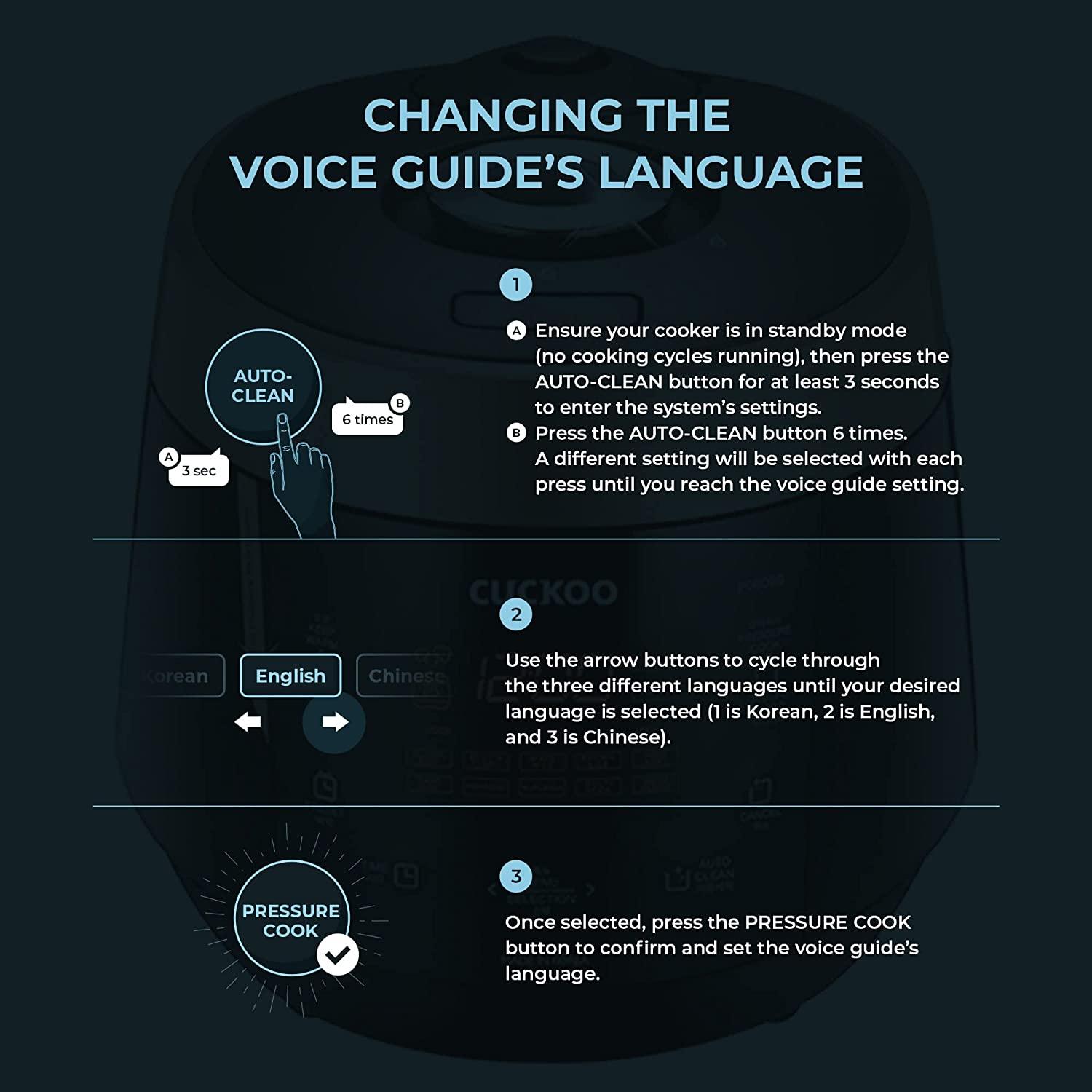 10-Cup HP Pressure Rice Cooker (CRP-P1009S) - CUCKOO America