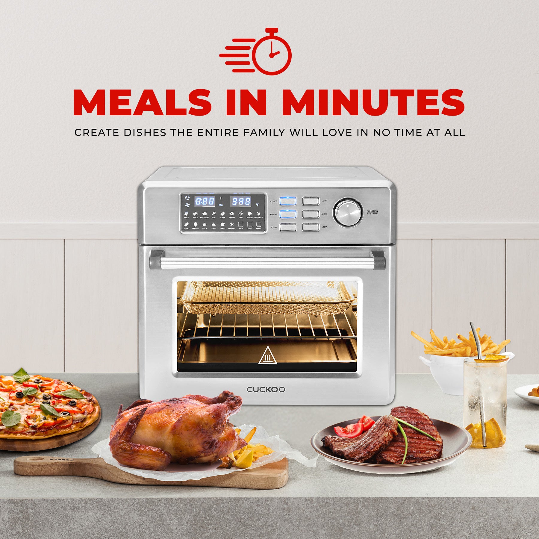 Countertop Convection Air Oven (CAFO-A2601S) - CUCKOO America