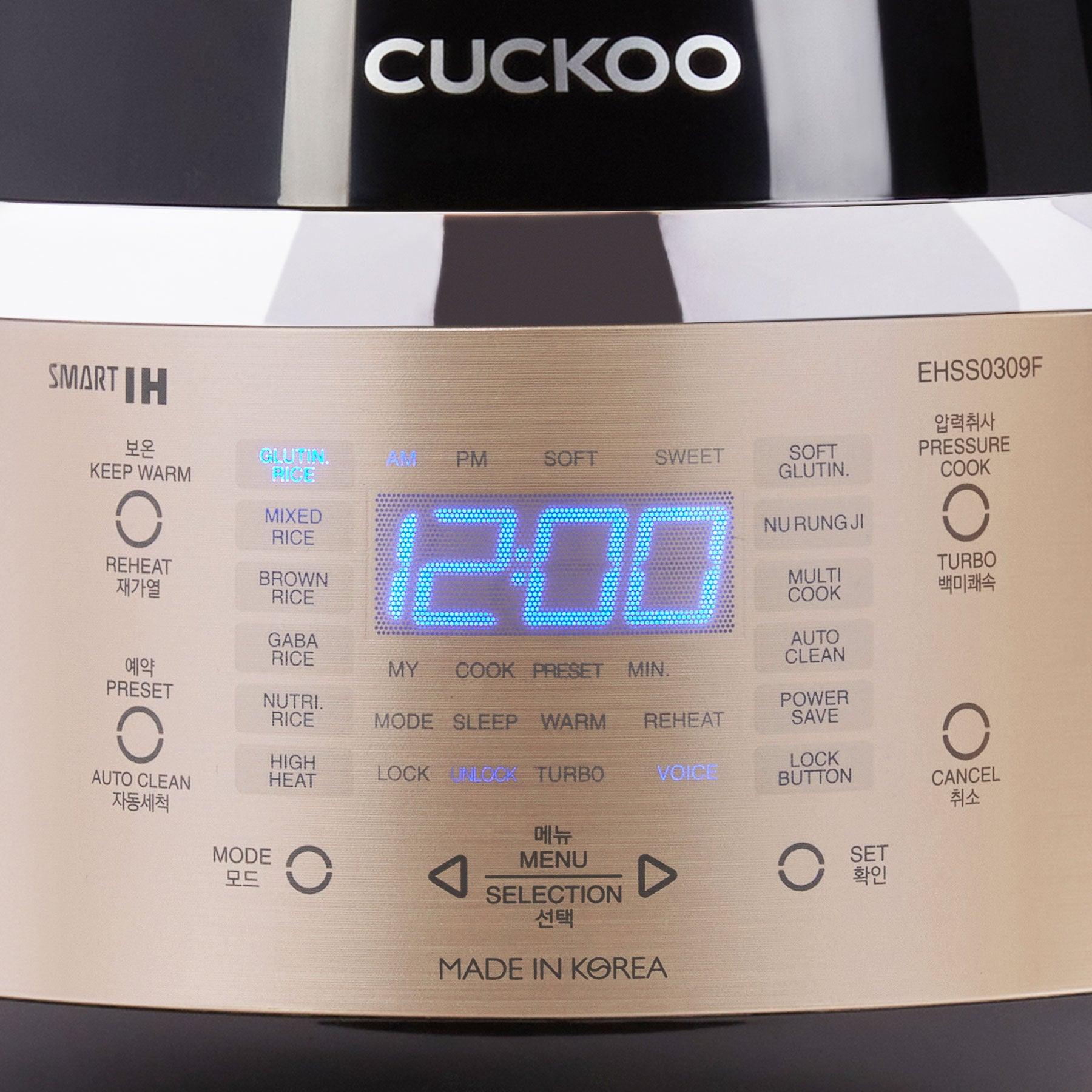 3-Cup IH Pressure Rice Cooker (CRP-EHSS0309FG) - CUCKOO America