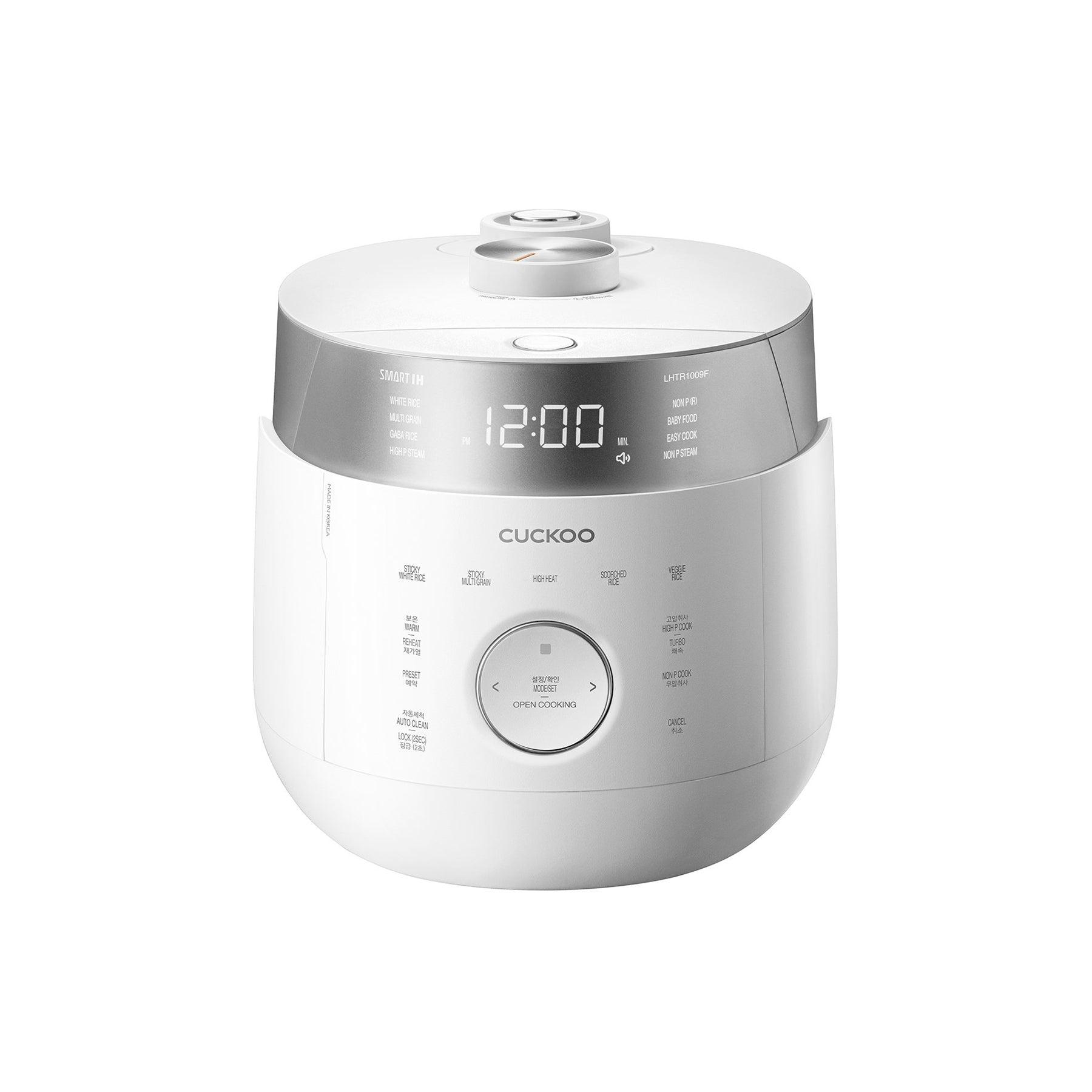 Cuckoo 10-Cup Twin Pressure Induction Rice Cooker & Warmer - White