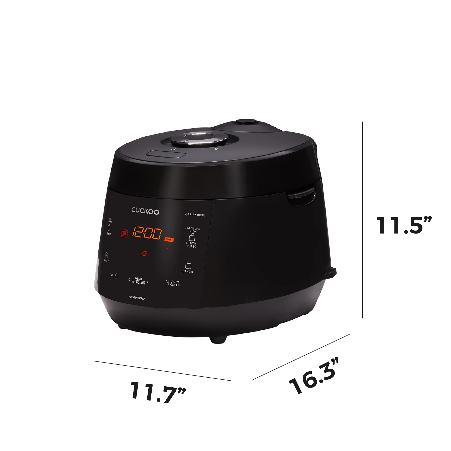10-Cup HP Pressure Rice Cooker (CRP-PK1001S) - CUCKOO America