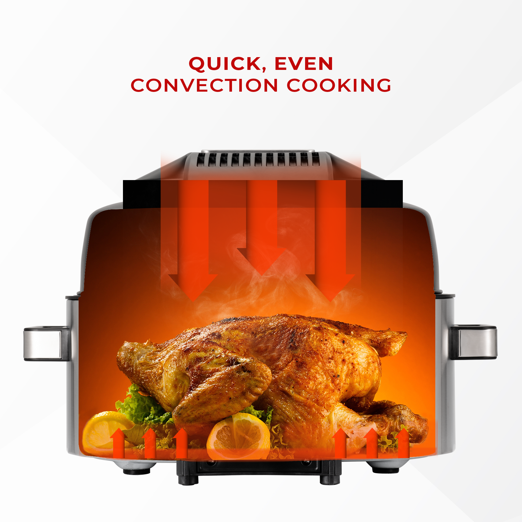 Refurbished B grade 6QT. Countertop Air Grill & Air Fryer (CAFG-A0601S)