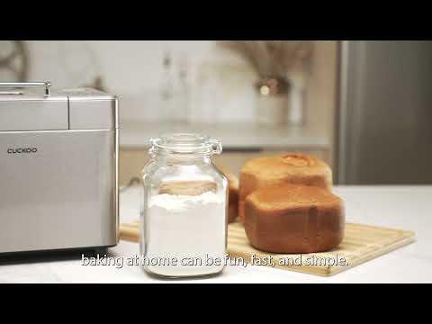 Bread Maker (CBM-AAB101S) Automatic with 15 Menu Options, 3 Crust Colors, and Up to 2lb Loaf Capacity