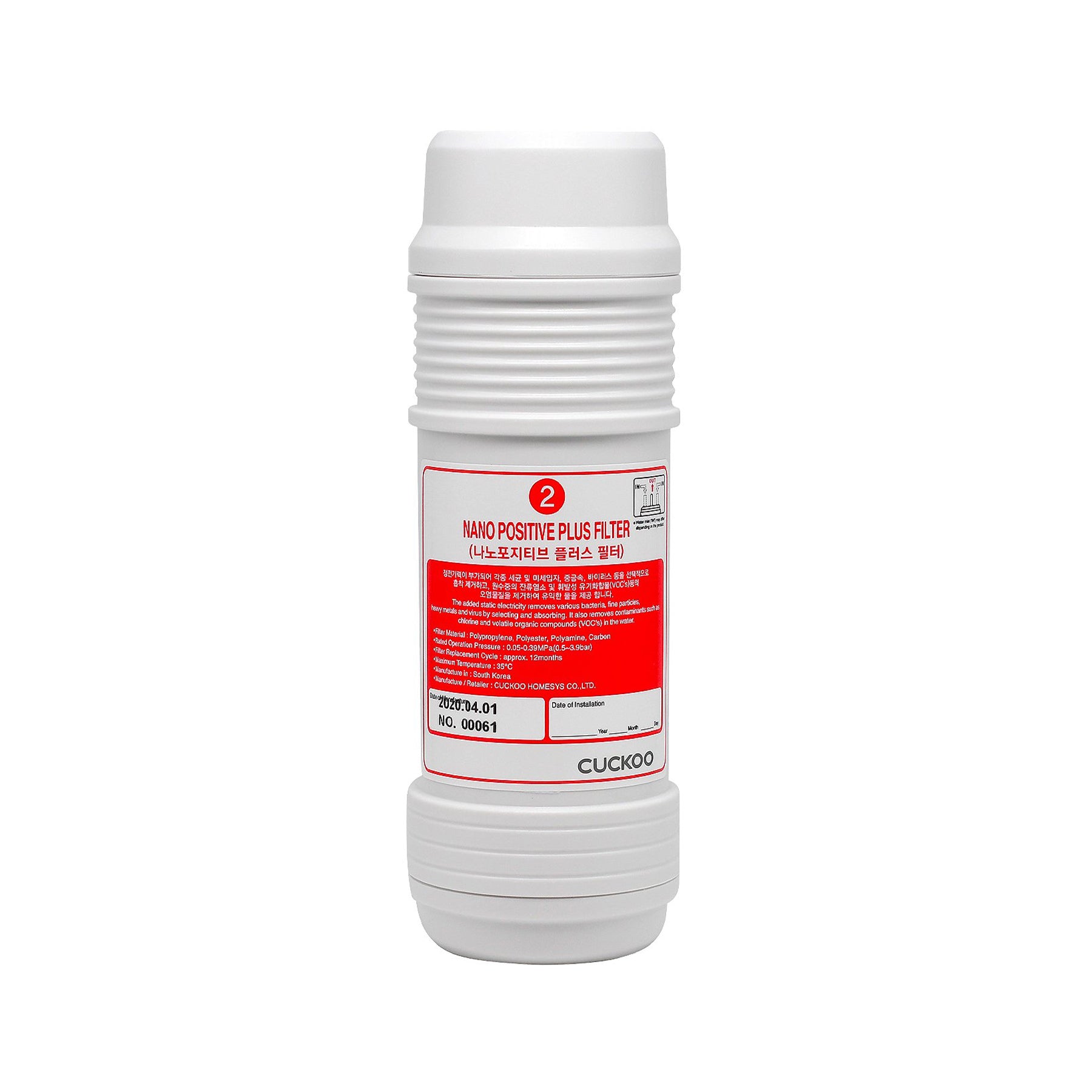 Nano+ Replacement Water Filter (CPF-M801NP)