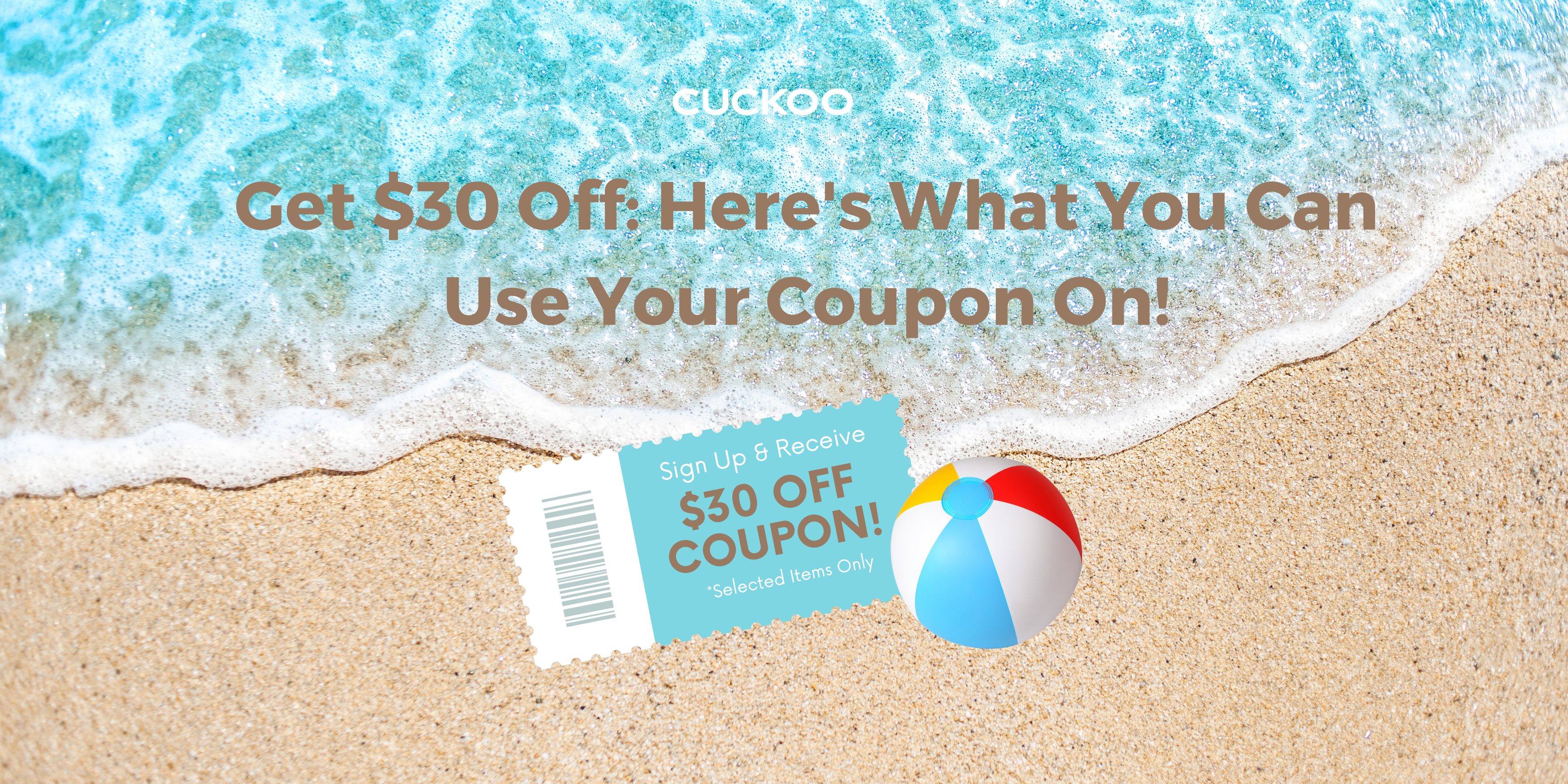 Get $30 Off: Here's What You Can Use Your Coupon On!