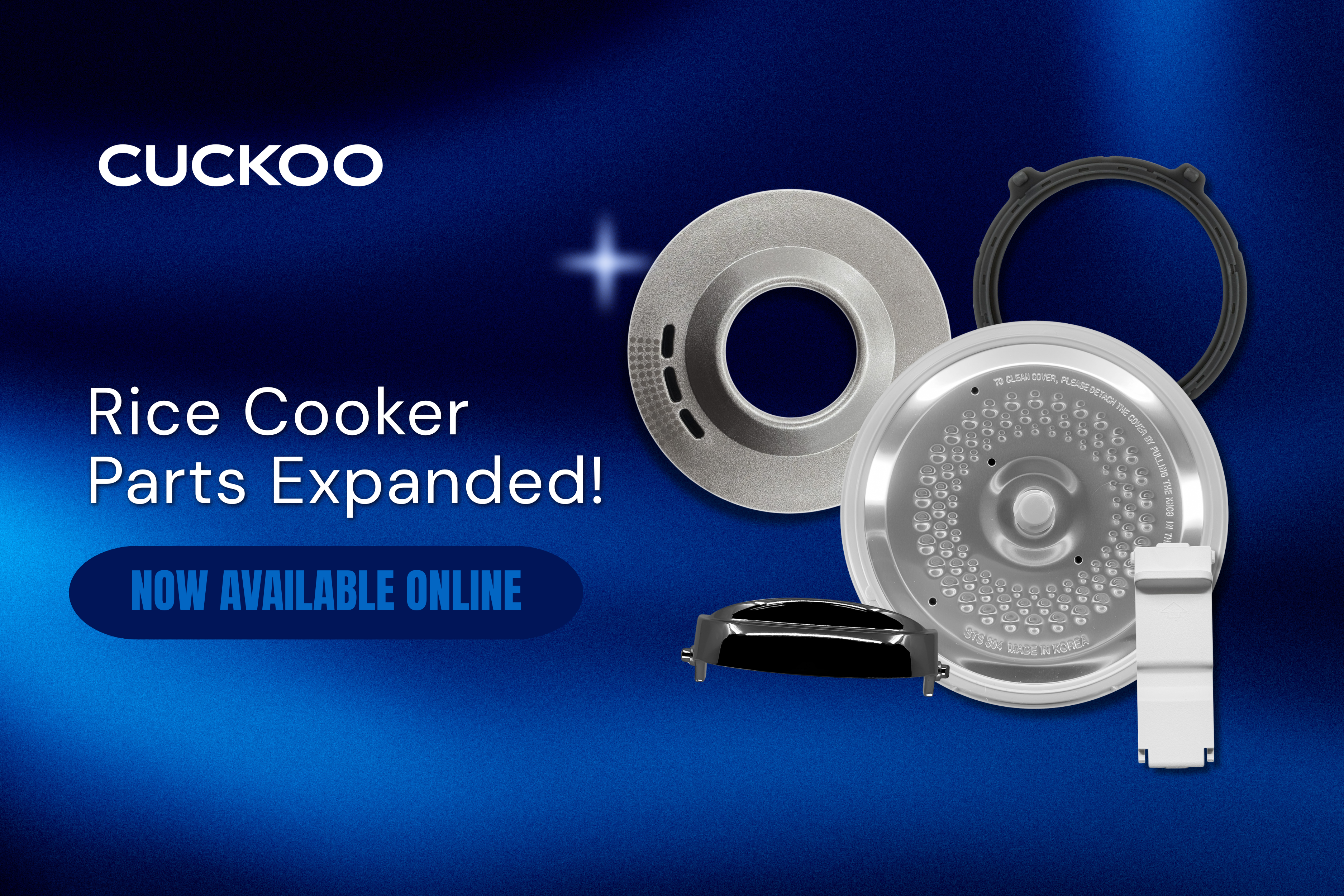 Rice Cooker Parts Expanded — Now Available Online
