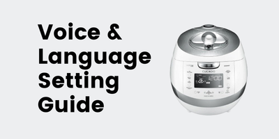 CRP-BHSS0609F Voice & Language Setting Guide