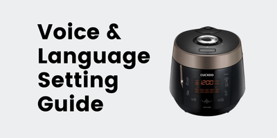 CRP-P0609S Voice & Language Setting Guide