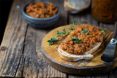 Eggplant & Roasted Red Pepper Dip