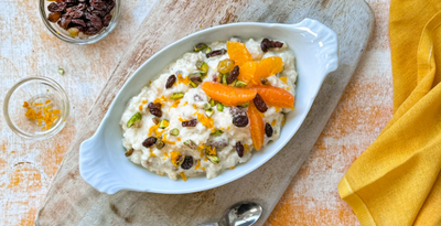 Carole Yu’s Rum Raisin Rice Pudding