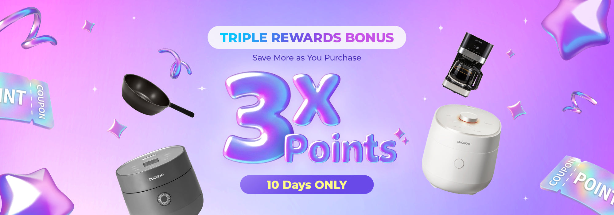 Earn Triple Rewards