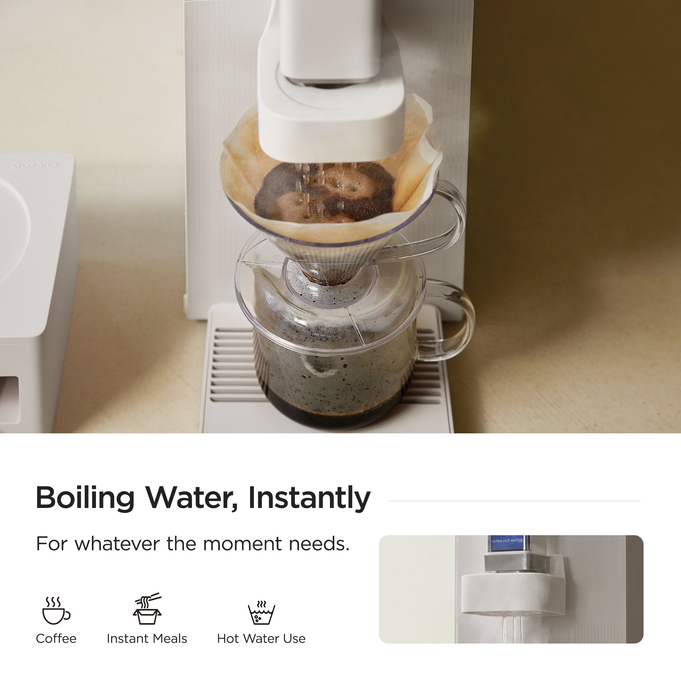 Tankless Countertop Nano+ Steam 100 Barista Water Purifier (CP-ABNC100)