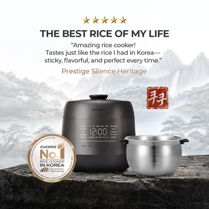 6-Cup IH Twin Pressure Prestige Silence Heritage (CRP-PHTR0609FS) –– Compatible with Stainless Steel Inner Pot (Sold Separately)