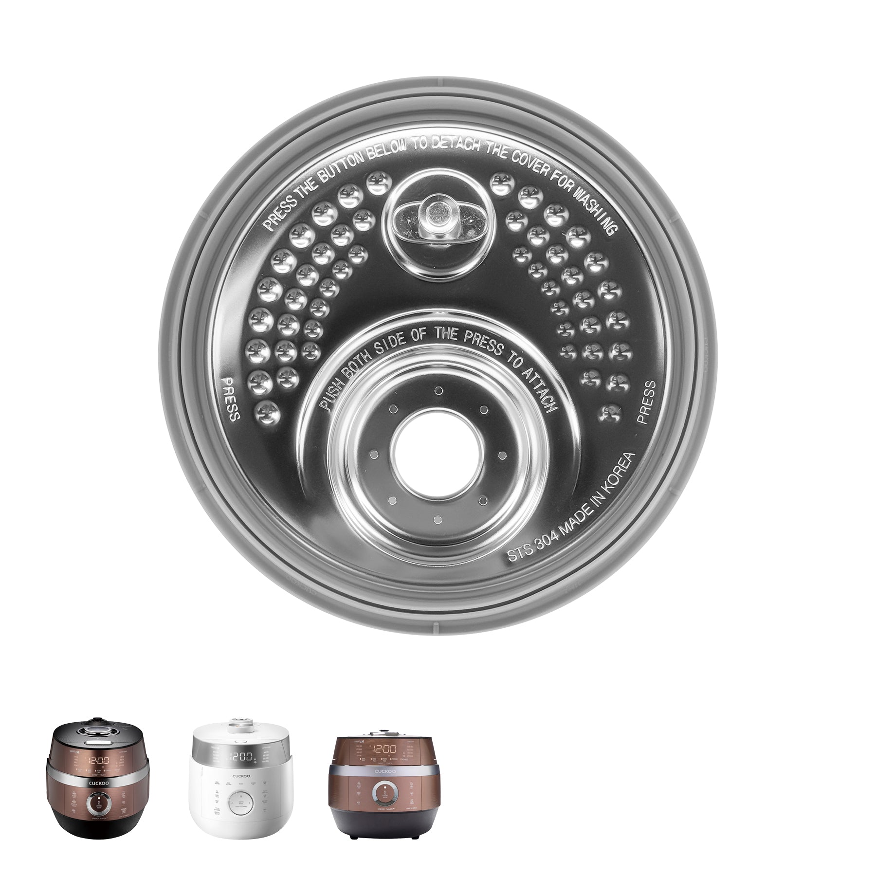 Inner Lid for Rice Cooker CRP-JHVR1009F, CRP-LHTR1009F, CRP-JHR1009F(08140-0042D0)