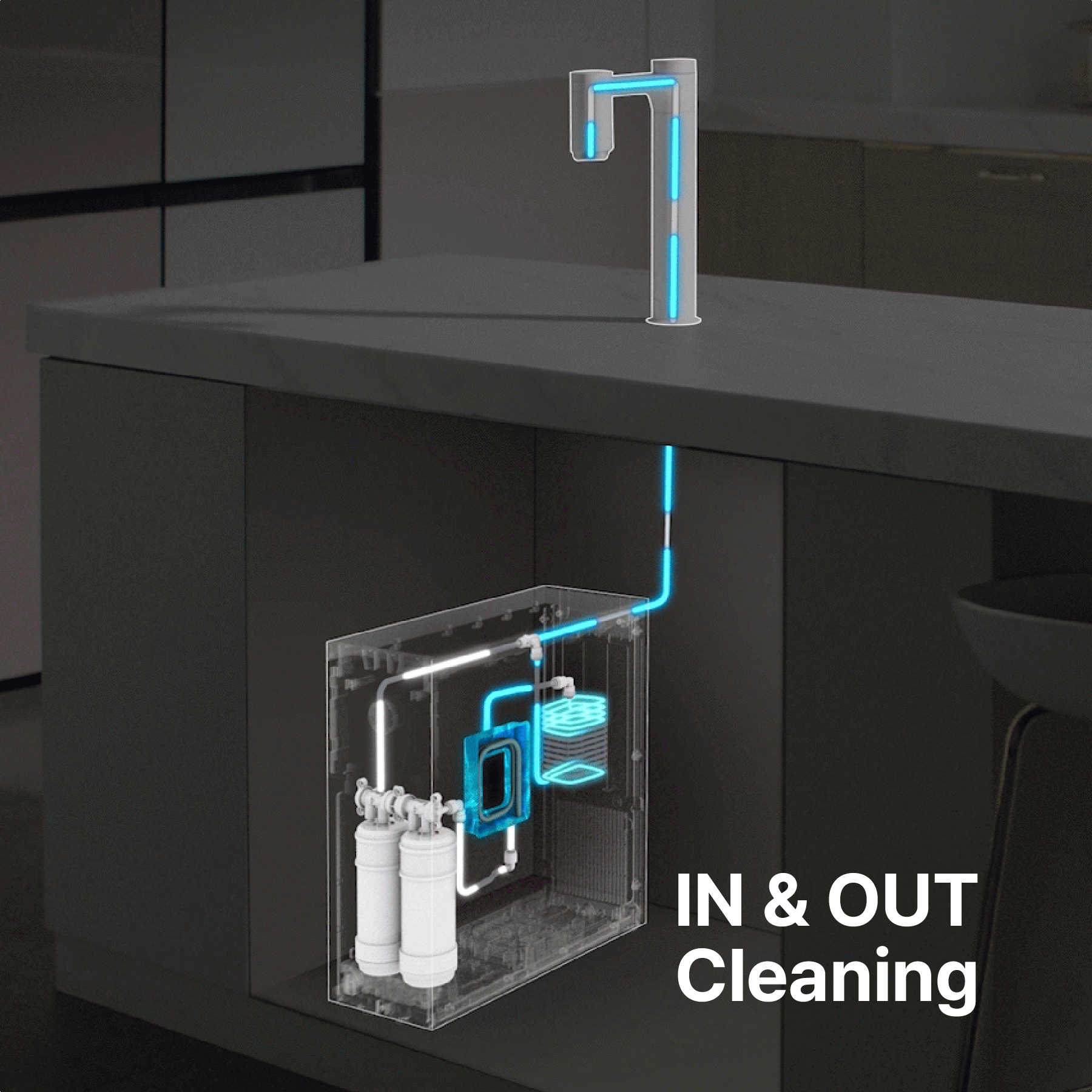 Tankless Countertop Steam 100 Built-in Water Purifier (CP-AAN100UL)