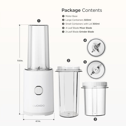 리퍼비시 B grade - One-Touch 개인용 블렌더 (CFM-D60W)