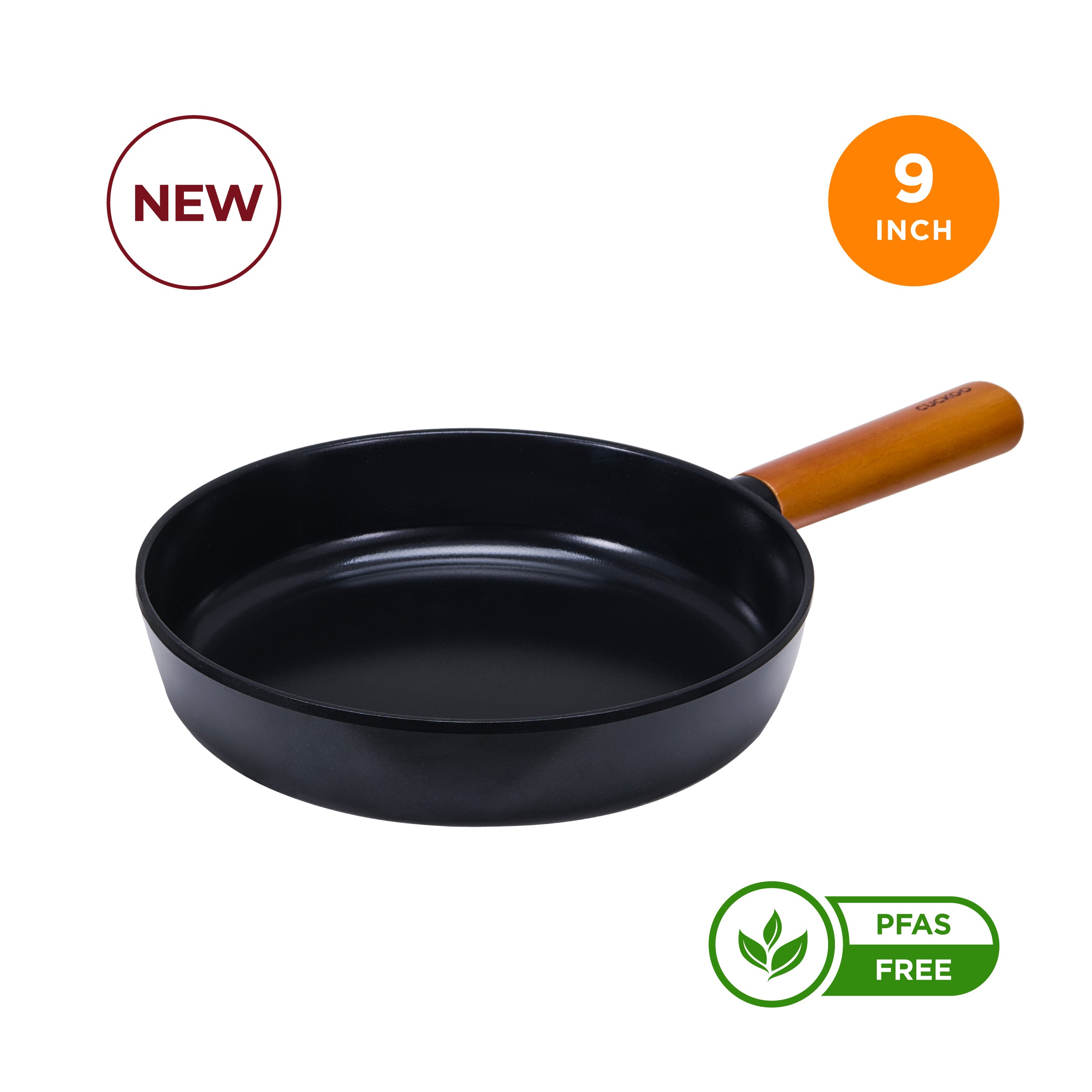 [NEW] 9" Gourmet Ceramic-Coated Nonstick Frying Pan for Healthier Frying & Sautéing (CFP-D2410B)