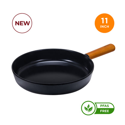 [NEW] 11" Gourmet Ceramic-Coated Nonstick  Frying Pan for Healthier Frying & Sautéing (CFP-D2810B)