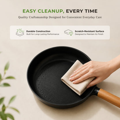 [NEW] 11" Gourmet Ceramic-Coated Nonstick  Frying Pan for Healthier Frying & Sautéing (CFP-D2810B)