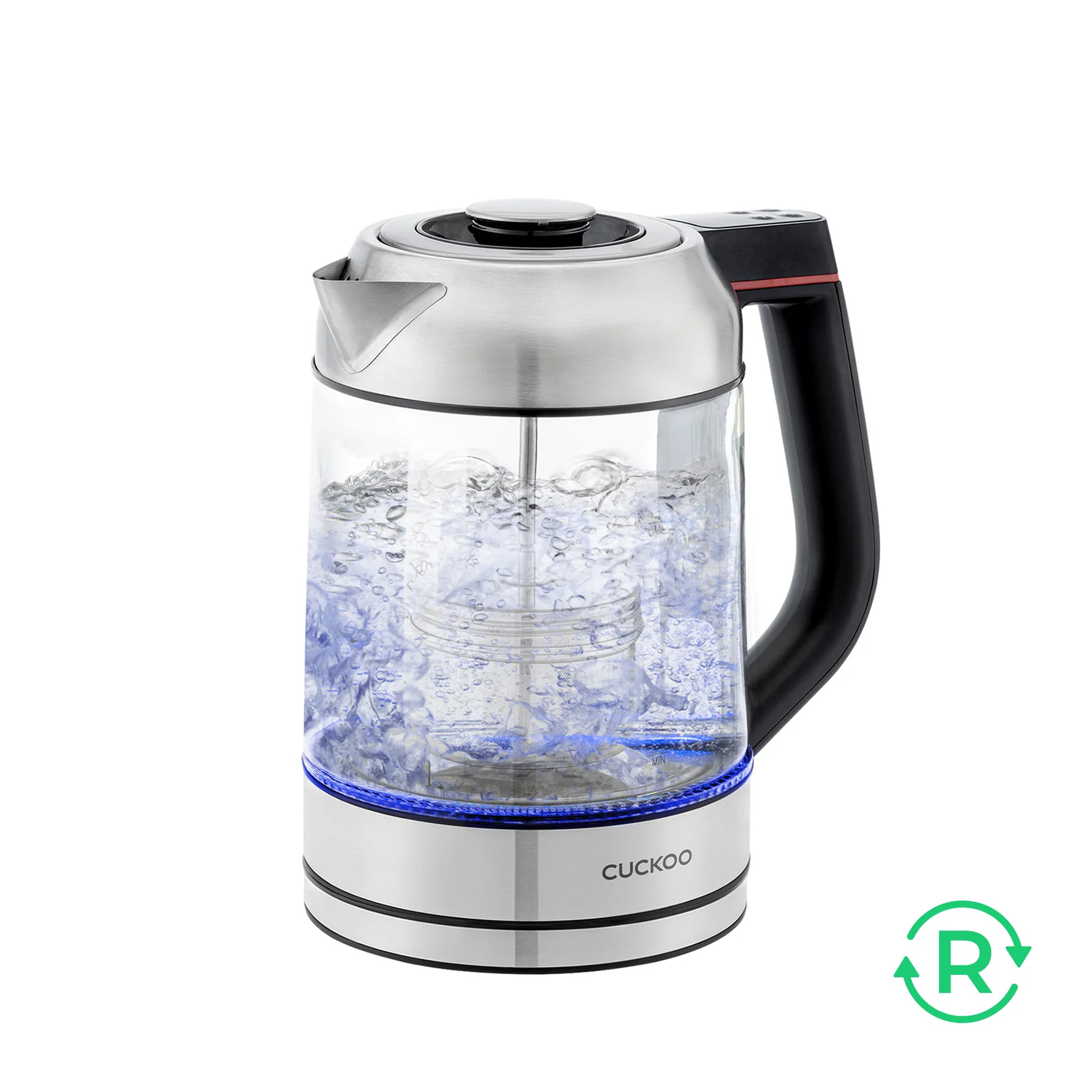 Refurbished B grade Electric Glass Kettle with Tea Infuser (CK-G170BS)