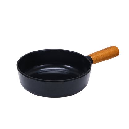 [NEW] 7" Gourmet Ceramic-Coated Nonstick  Wok Pan for Healthier Frying & Sautéing (COP-D1810B)