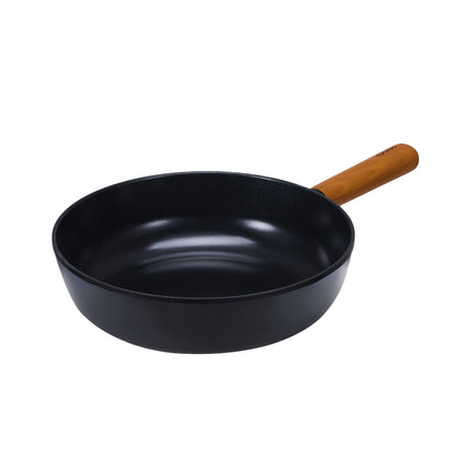 [NEW] 10" Gourmet Ceramic-Coated Nonstick Wok Pan for Healthier Frying & Sautéing (COP-D2610B)