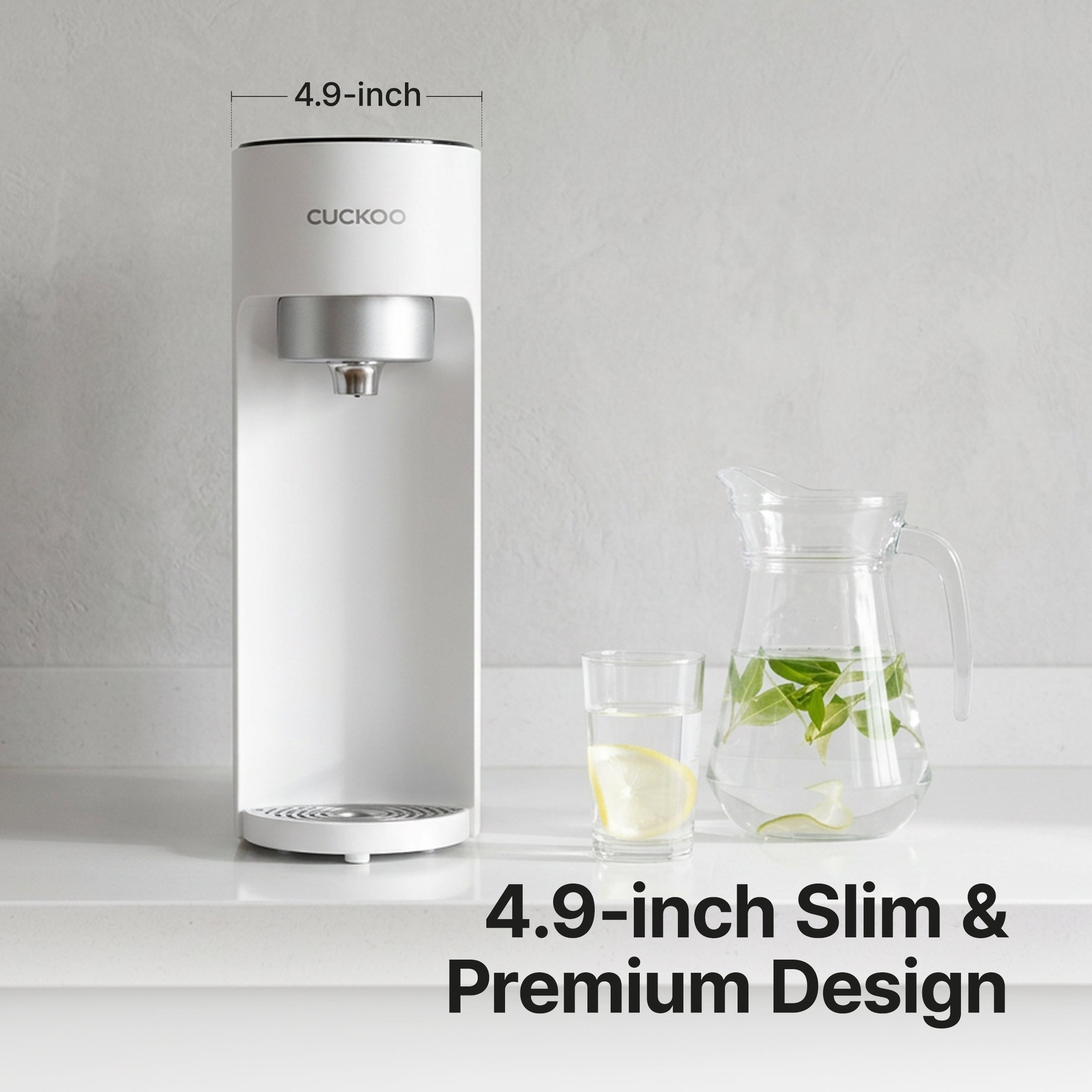 [NEW] Tankless Countertop Nano Filtration Water Purifier, Self-Install, 3-Layer Filtration System, Direct Water Purification (CP-U011W)