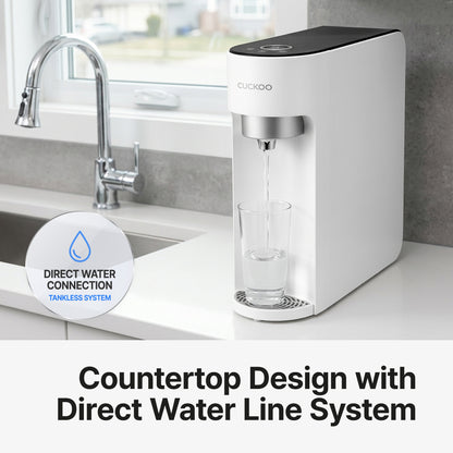 [NEW] Tankless Countertop Nano Filtration Water Purifier, Self-Install, 3-Layer Filtration System, Direct Water Purification (CP-U011W)