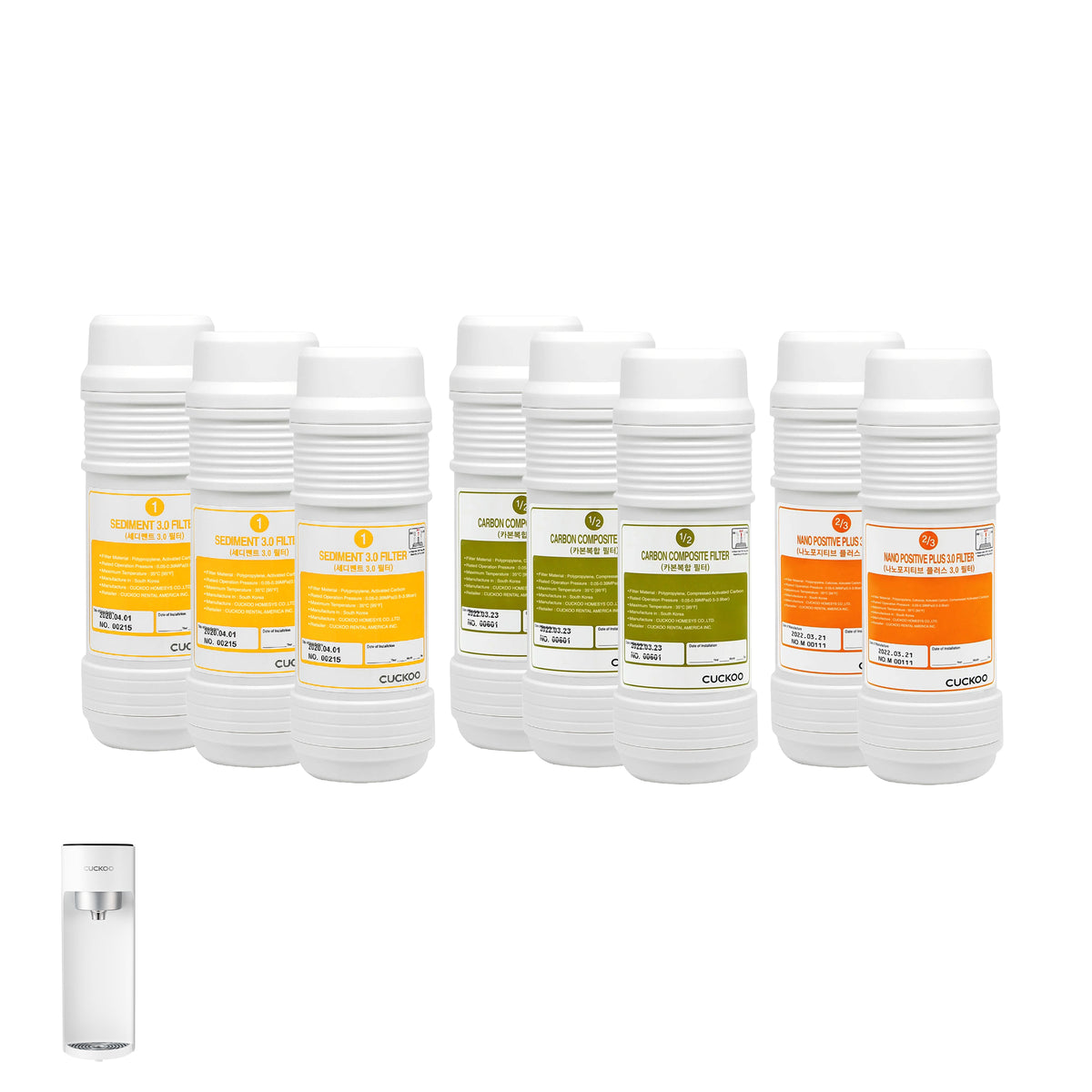 1-Year Water Filter Replacement Bundle for CP-U011W (CPFS-U12M0803US)