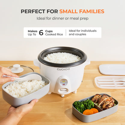 Makes up to 6 Cups Cooked Rice (CR-0301C)