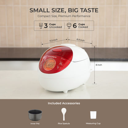 3-Cup Micom Rice Cooker (CR-0351FR)