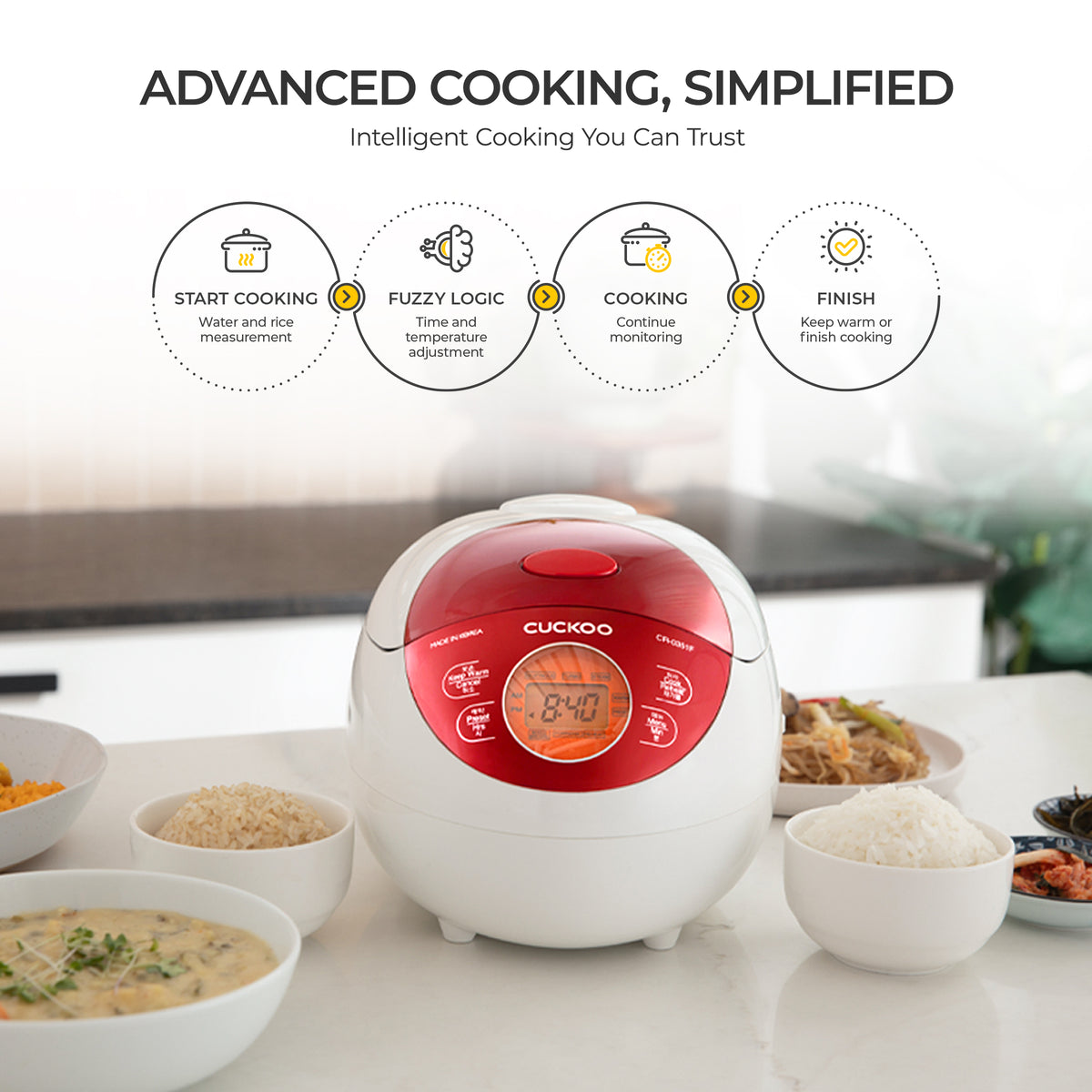 3-Cup Micom Rice Cooker (CR-0351FR)