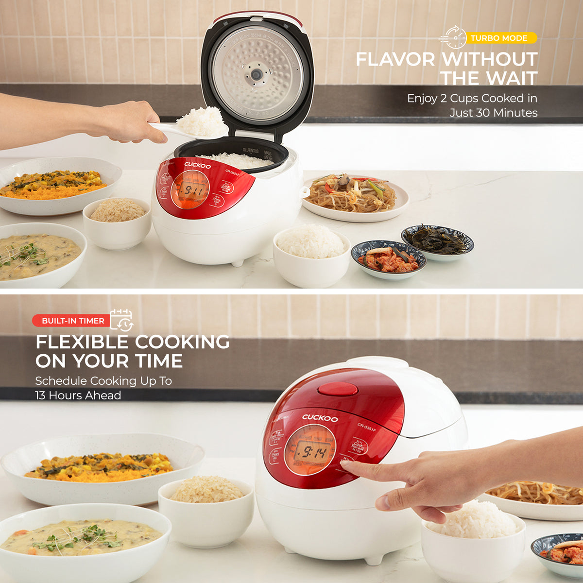 3-Cup Micom Rice Cooker (CR-0351FR)